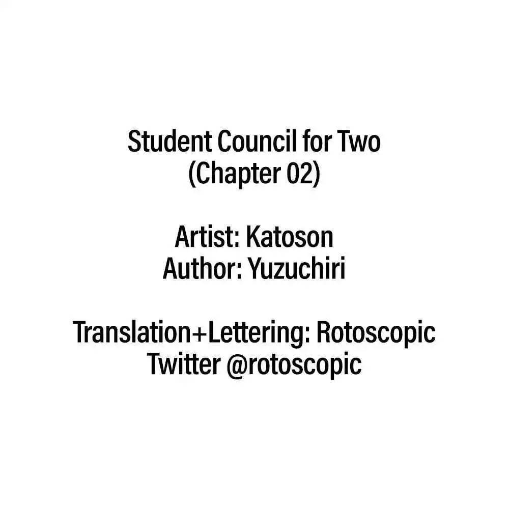 Student Council For Two [ALL CHAPTERS] Chapter 2 6